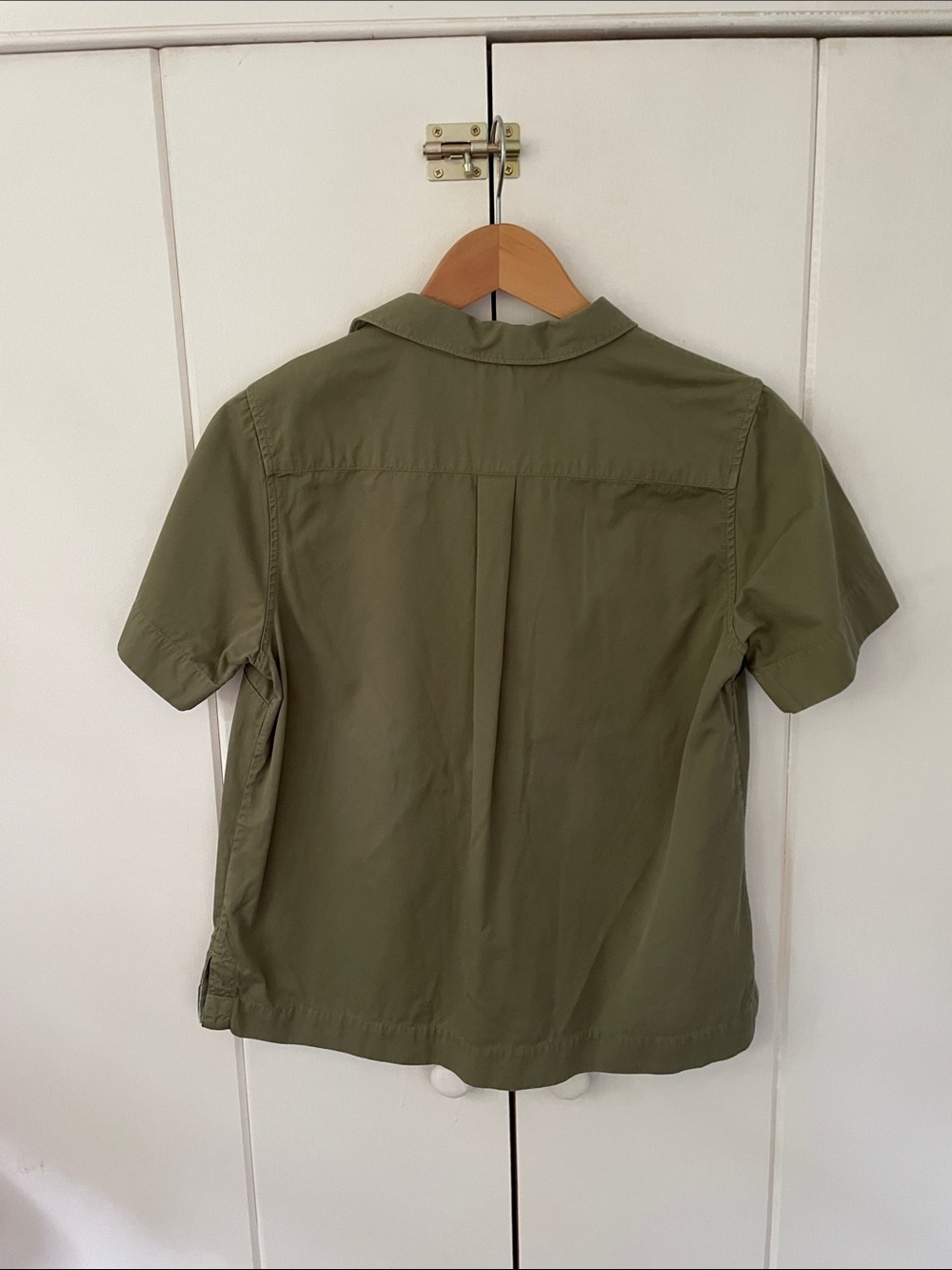 Toast UK Olive Camp Shirt UK size 10 - Picture 4 of 7